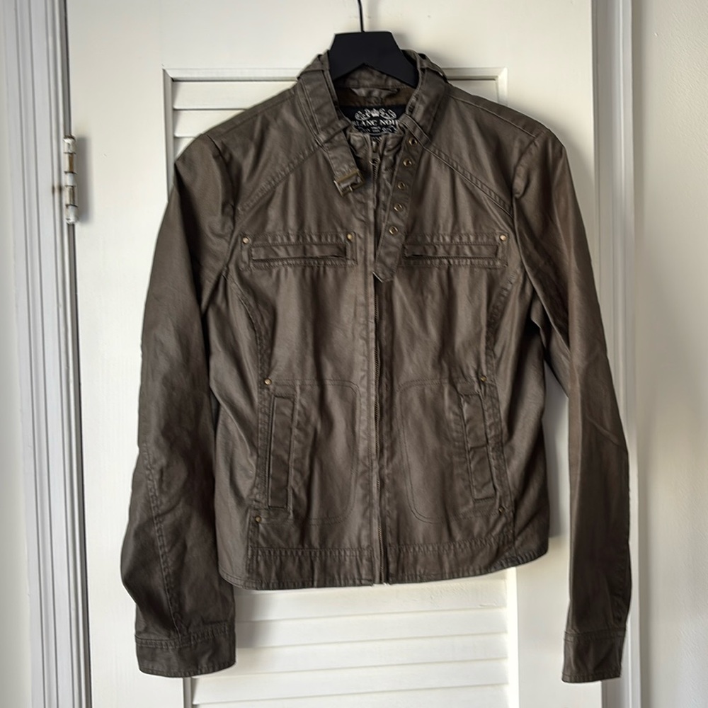 Blanc Noir army green jacket